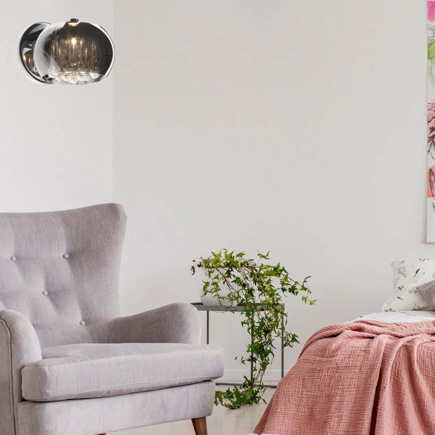 Zuma Line W0076-01D-F4FZ-Kristalliseinävalaisin CRYSTAL 1xG9/42W/230V