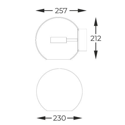 Zuma Line - LED-seinävalaisin LED/5W/230V kiiltävä kromi