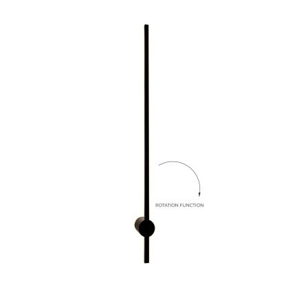 Zuma Line - LED-seinävalaisin LED/12W/230V 90 cm musta