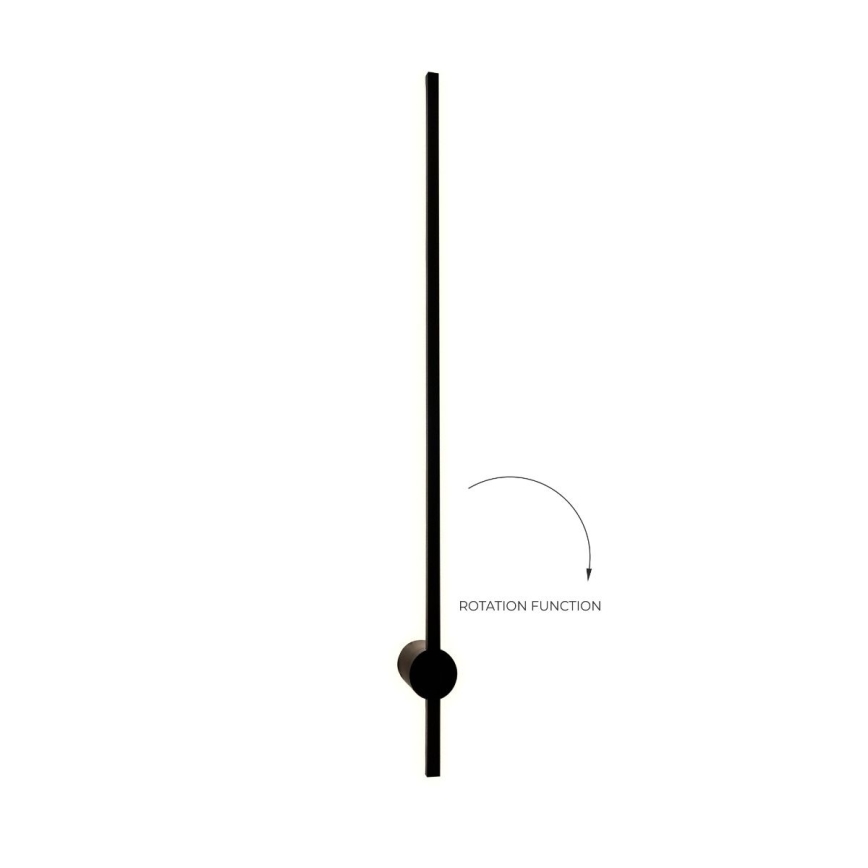 Zuma Line - LED-seinävalaisin LED/12W/230V 90 cm musta