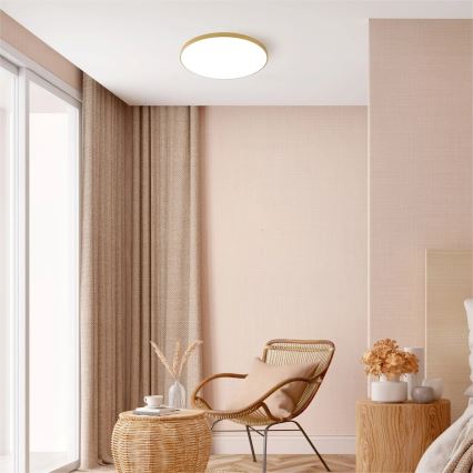 Zuma Line - VERI LED - LED-kattovalaisin 44W/230V, halkaisija 47 cm, kultainen