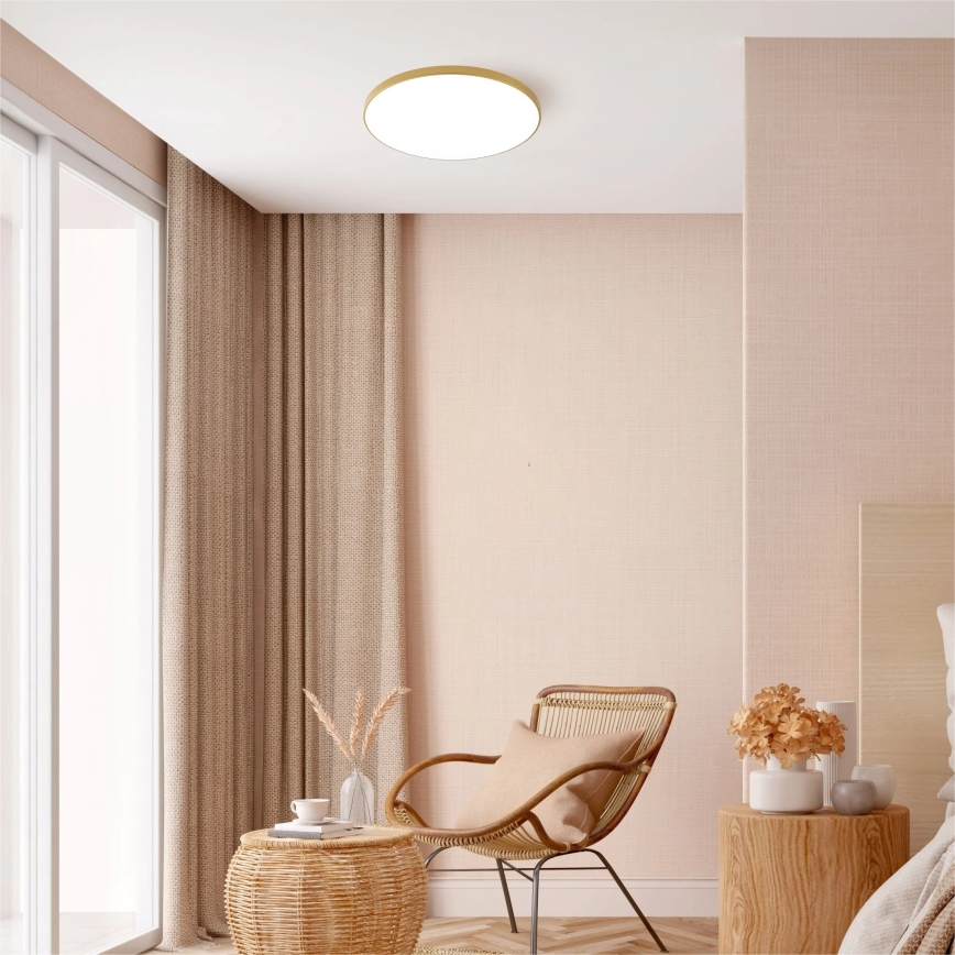 Zuma Line - VERI LED - LED-kattovalaisin 44W/230V, halkaisija 47 cm, kultainen