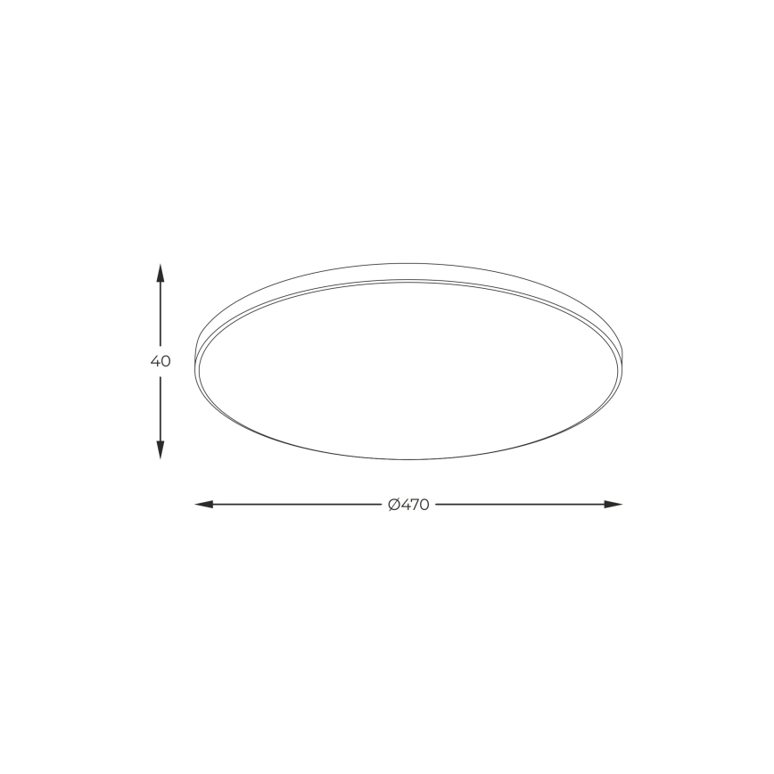 Zuma Line - VERI LED - LED-kattovalaisin 44W/230V, halkaisija 47 cm, kultainen