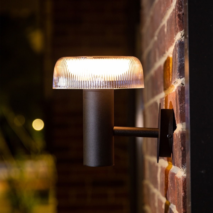 Zuma Line - LED aurinko seinä lamppu LED/2,5W/2000 mAh IP44 musta